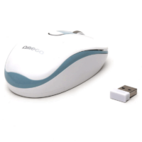 Souris Omega Sans Fil 1600dpi – Blanc & Bleu -OM220WB Tunisie