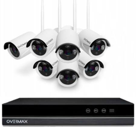 Kit De Surveillance Overmax Camspot Nvr 4.0 + 3single Nvr + 7 Caméras Tunisie