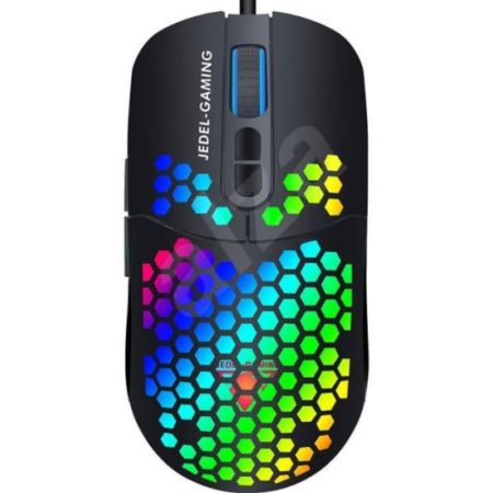 Souris Optique Filaire Gamer Jedel Gm1100 7d Rgb – Noir Tunisie