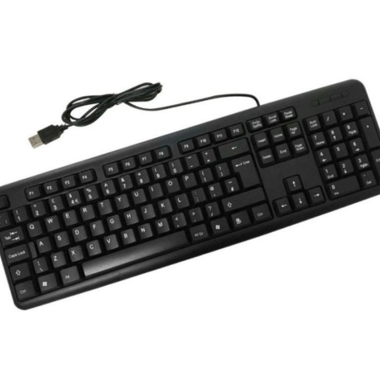 Clavier Filaire Jedel Kb12 Azerty Bilingue – Noir Tunisie