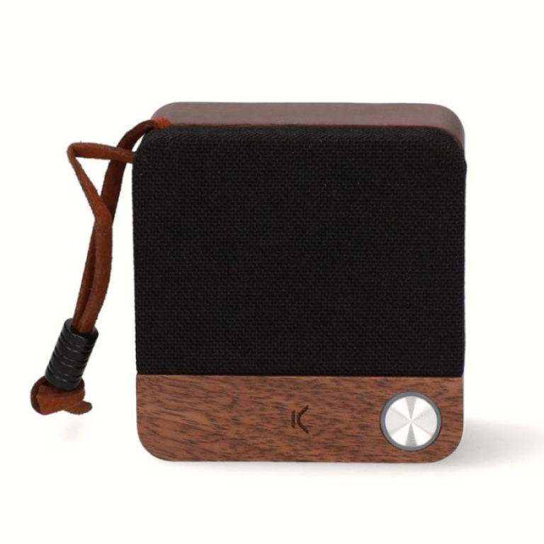 Haut parleur Enceinte nomade éco-friendly bois KSIX – Marron – BLUESECOM01 Tunisie