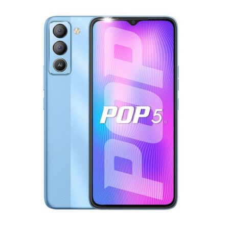 Smartphone Tecno POP 5 LTE 2 Go -32 Go – Cyan Tunisie