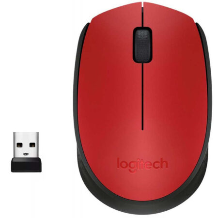 Souris Sans Fil Logitech M171 – Rouge -910-004641 Tunisie