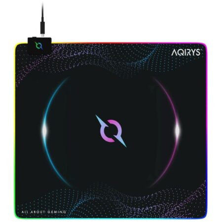 Tapis de Souris Gaming AQIRYS ECLIPSE  Medium MD – Noir Tunisie