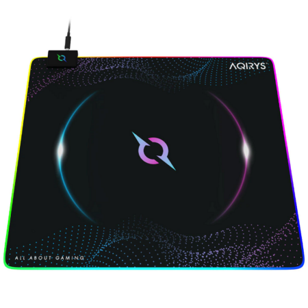 Tapis de Souris Gaming AQIRYS ECLIPSE  Medium MD – Noir Tunisie