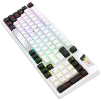 Clavier Filaire Gamer Mécanique AQIRYS ADARA 100% Anti-ghosting RGB – Blanc Tunisie