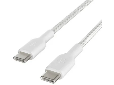 Pack de 2 Câble belkin Boostcharge Usb-c Vers Usb-c 1m -Blanc -cab003bt1mwh2pk Tunisie