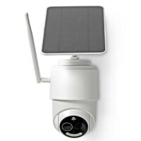 Caméra De Surveillance Externe Nedis Smartlife Avec Panneau Solaire – Blanc -WIFICBO50WT Tunisie