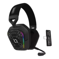 Casque Gamer Sans Fil Aqirys Alnair – Noir Tunisie