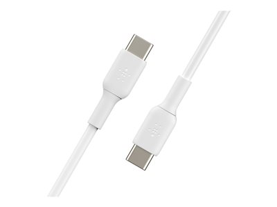 Pack de 2 Câble belkin Boostcharge Usb-c Vers Usb-c 1m -Blanc -cab003bt1mwh2pk Tunisie