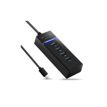 Hub Usb Type C Vers 4x Ports Usb 3.0 – 30cm -Noir Tunisie