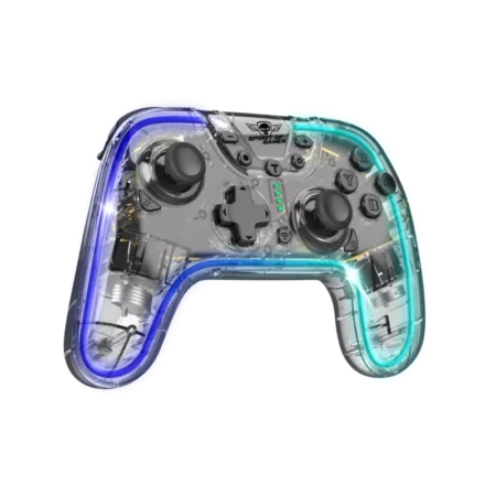 Manette De Jeux Sans Fil Spirit Of Gamer Pulse RGB – Transparente  – SOG-BTGPS1 Tunisie