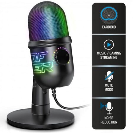 Microphone Filaire Gamer Spirit Of Gamer Clardiod Eko400 Rgb – MIC-EKO400 Tunisie