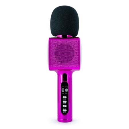 Microphone Sans Fil Bigben Karaoké – Rose – PARTYBTMIC2PK Tunisie