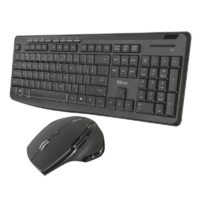 Ensemble Clavier et Souris Sans Fil Trust Evo Silent – Noir – 21387 Tunisie