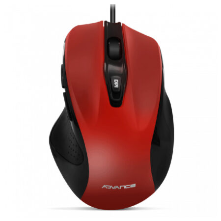 Souris Filaire Advance Shape 6D – Rouge – S-6D-RE Tunisie