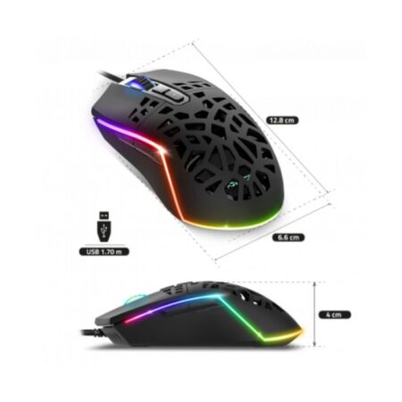 Souris Filaire Gamer Advance Gta270 Rgb – Noir – S-GTA270 Tunisie