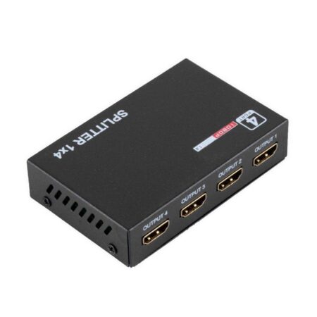 Splitter HDMI 4 Ports 1 Entrée – 4 Sorties – Noir – SPLITTER-HDMI-4P Tunisie