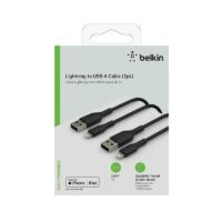 Câble Usb-A Vers Lightning Belkin 1 M 2 Unités – Noir – CAA001bt1MBK2PK Tunisie