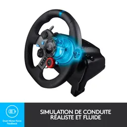 Logitech G G29 Steering Wheel + Pedals Ps4-5  – 941-000112 Tunisie