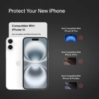 Protecteur D’écran Traité Screenforce En Verre Trempé Pour iPhone 16 iPhone 15 iPhone 14 Pro – OVA135zz Tunisie