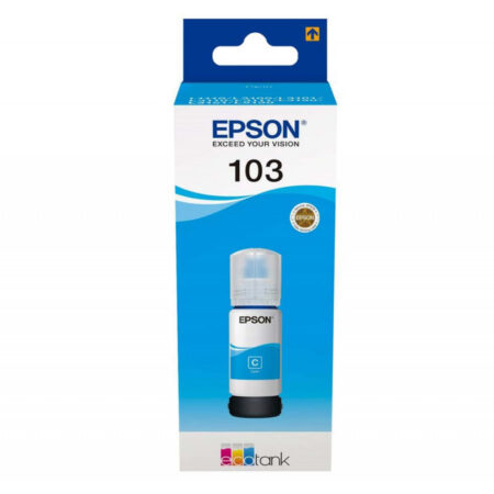 Bouteille D’encre Original Epson Ecotank 103 – Cyan – C13T00S24A Tunisie