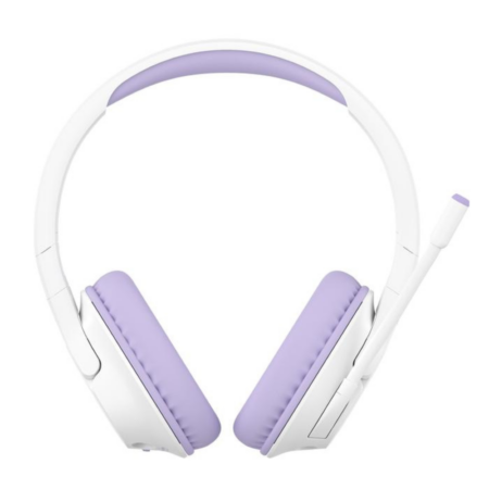 Casque Belkin supra-auriculaire sans fil pour enfants SoundForm Inspire -Blanc &Violet  – AUD006BTLV Tunisie