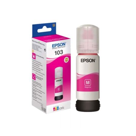 Bouteille D’encre Original Epson Ecotank 103 – Magenta -C13T00S34A Tunisie