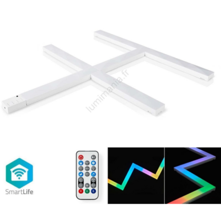 Lumières Décoratives Nedis  Smartlife Barre Murale Wi-fi – Blanc – WIFILW06RGB Tunisie