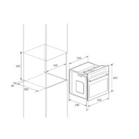 Four Encastrable Électrique Ventilé Focus F.721X 60 cm Inox Tunisie