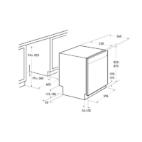 Lave-Vaisselle Semi-Encastrable Focus QUADRA.1310 14 Couverts Inox Tunisie