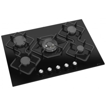 Plaque de Cuisson Vitro Franco 5 feux 70 cm 70353-BF Noir Tunisie