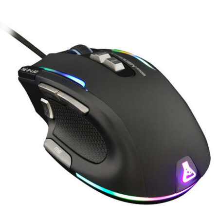 Souris Gamer Filaire avec 9 Bouton Programmable THE G-LAB KULT-NITROGEN-ATOME – Noir Tunisie