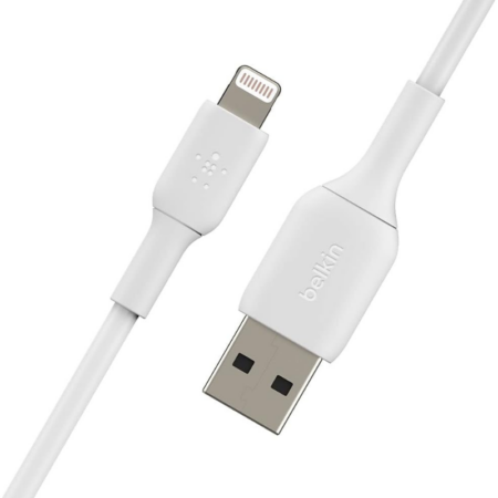 Câble Usb-A Vers Lightning Belkin 1 M 2 Unités – Blanc – CAA001bt1MWH2PK Tunisie