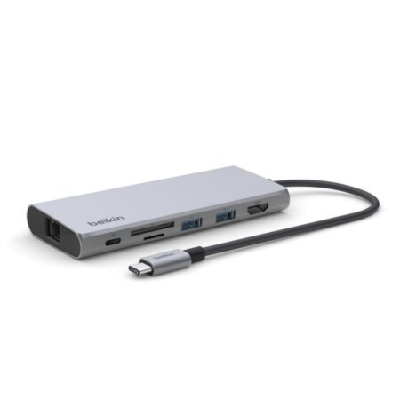 Adaptateur Belkin Multiport USB-C 7-en-1 – Silver – AVC009BTSGY Tunisie