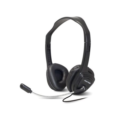 Casque Micro ADVANCE PC jack 3,5 – Noir – MIC-S765 Tunisie