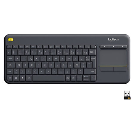 Clavier Sans Fil Logitech Wireless Touch Keyboard K400 Plus – Noir – 920-007129 Tunisie