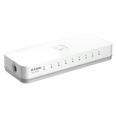 Switch D-link 8 Ports Fast Ethernet 10/100mbps Unmanaged DES-1008C/E Tunisie