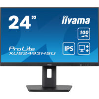 Ecran iiyama Prolite 24” IPS FULL HD 100Hz – Noir Mate – XUB2493HSU-B6 Tunisie