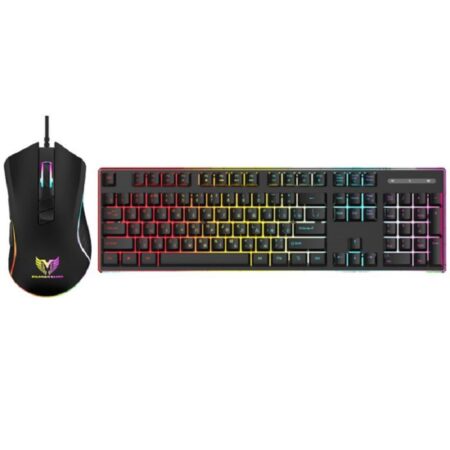 Ensemble Clavier Et Souris Gamer Filaire Star Wave  Rgb – Noir – GCM1090 Tunisie