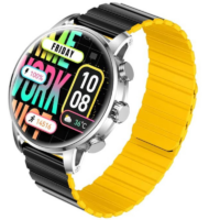 Montre Connectée Kieslect Calling Watch Kr 2 Stainless Steel -Noir & Jaune – YFT2069EU Tunisie