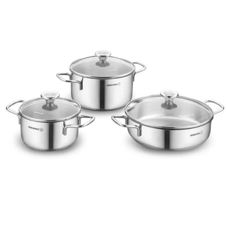 Set De 6 Pièces Korkmaz Alia A1092 Inox Tunisie