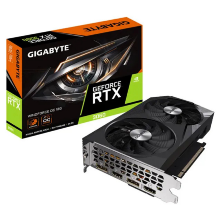 Carte Graphique Gigabyte Geforce Rtx 3060 12Go Windforce Oc Dual Fan – GV-N3060WF2OC-12GD Tunisie