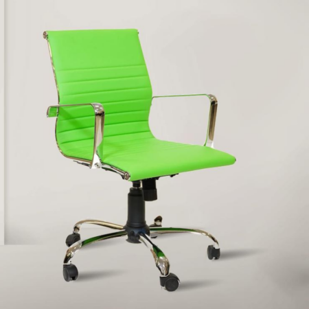 Chaise de bureau de direction Monaco BD Base Chrome – Vert Tunisie