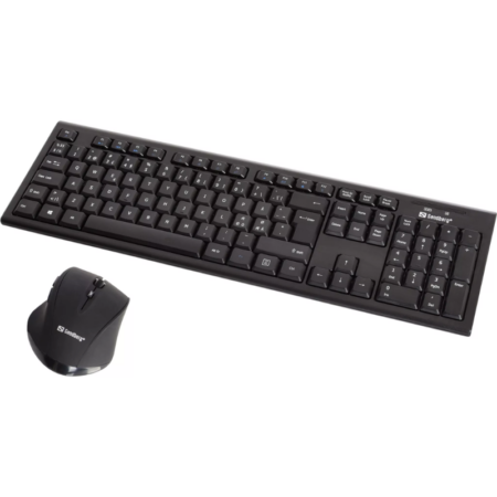 Pack 2en1 Sandberg Clavier et Souris Sans Fil – Noir – 631-20 Tunisie