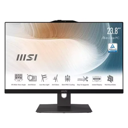 Pc de Bureau MSI AIO Modern AM242P 11M i7 11è Gén 8G 1To + 256G SSD -Noir – 9S6-AE0121-1476 Tunisie