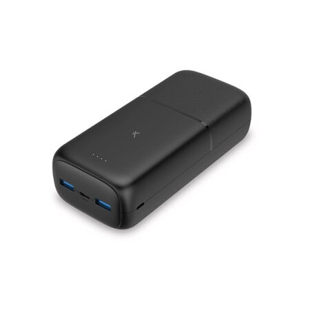 Power Bank Ksix Ultraslim 30000 Mah 20 W Avec Câble Usb-a Usb-c – Noir – BXBA30000PD Tunisie