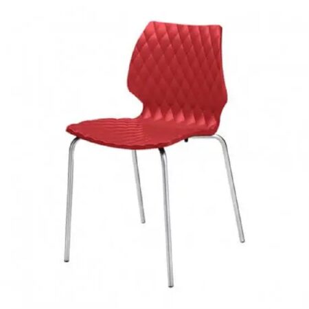 Chaise Chromé Prince – Rouge – CHC0045RG Tunisie