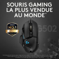 Souris Filaire Gaming Logitech G502 Hero -Noir – 910-005471 Tunisie