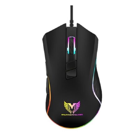 Souris Gamer Filaire Star Wave Gm1096 Rétroéclairage Rgb – Noir – GM1096 Tunisie